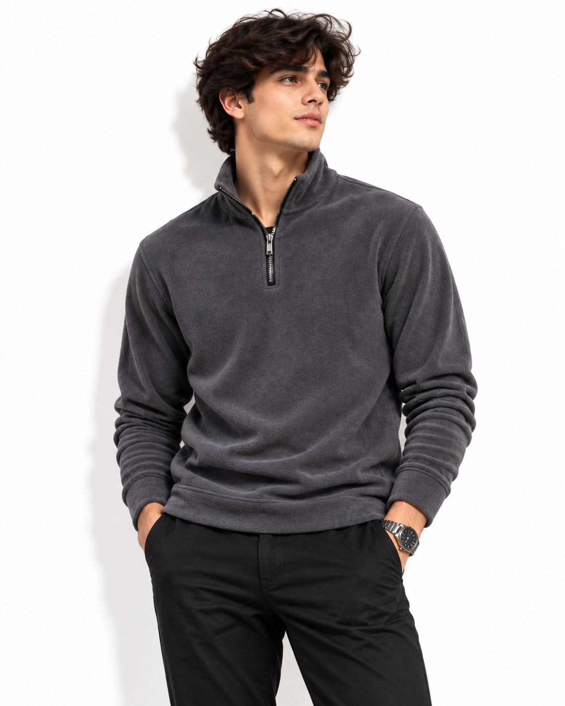 ASMA LuxeFlex™ Half-Zip Sweatshirt