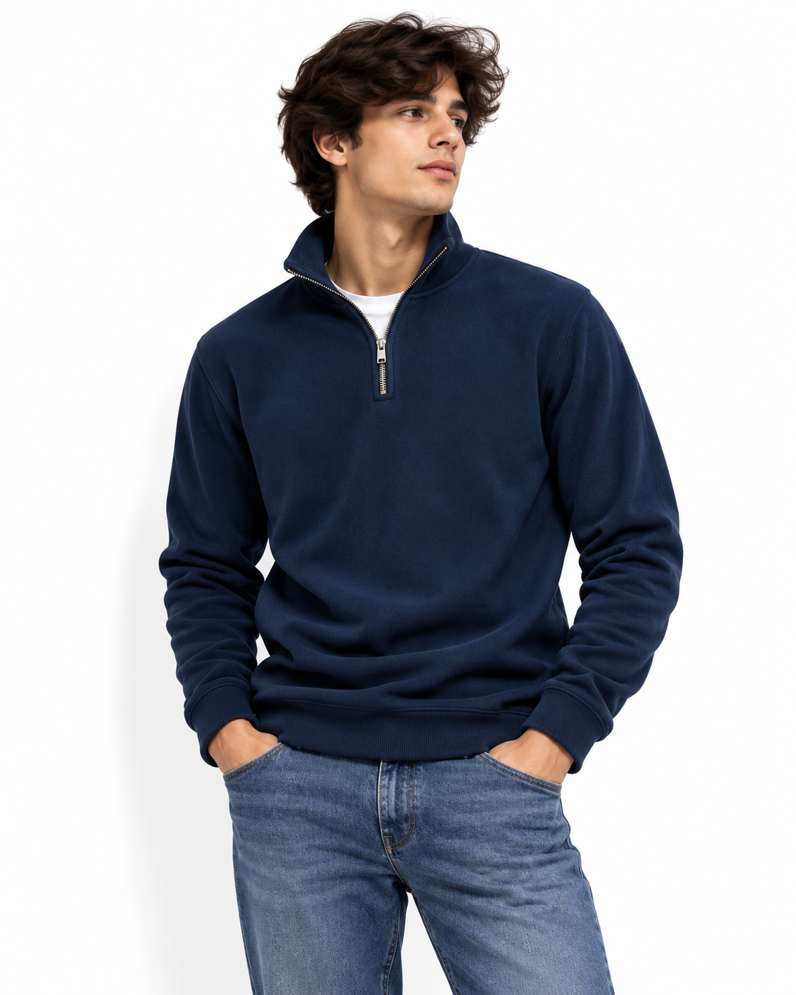 ASMA LuxeFlex™ Half-Zip Sweatshirt - Image 2