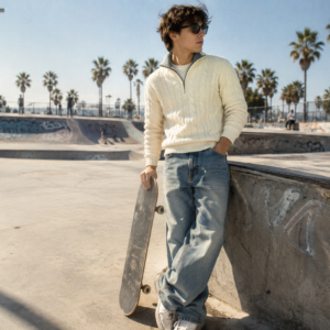 ASMA Heritage Luxe™ Cable-Knit Sweater